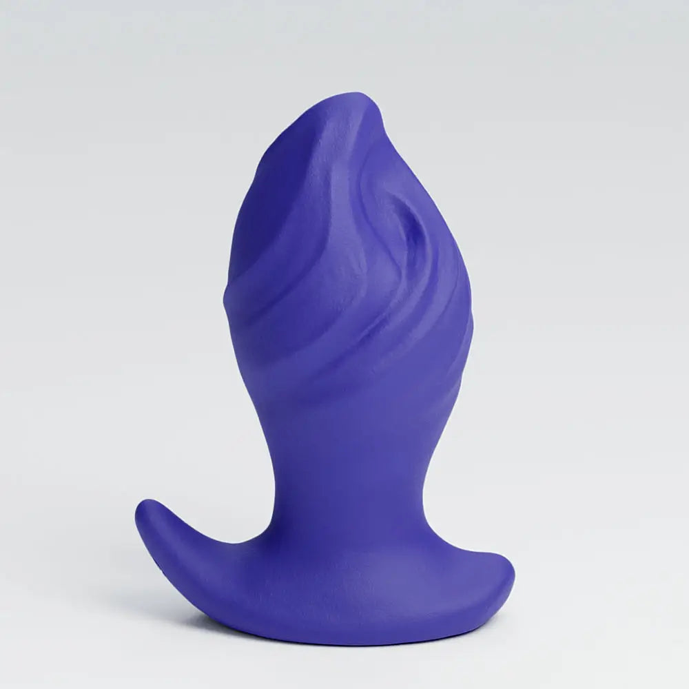 butt plug for beginner,croissant anal plug blue color