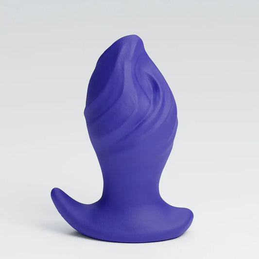 butt plug for beginner,croissant anal plug blue color