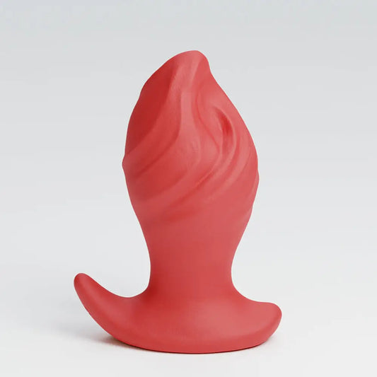 butt plug for beginner,croissant anal plug red color