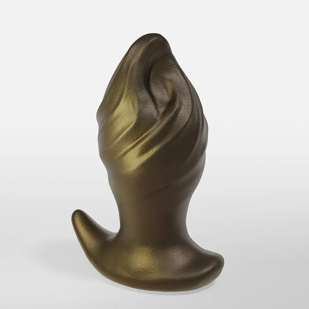butt plug for beginner,croissant anal plug rust color