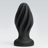 spiral butt plug,anal plug for beginner black color