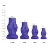 tunnel butt plug,fisting,knot buttplug blue color sizeschart