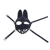 LEATHER BUNNY MASK – ONE SIZE