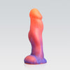 HADESDILDO-fantasydildo-textureddildo-longdildo-orange-over-blue-color