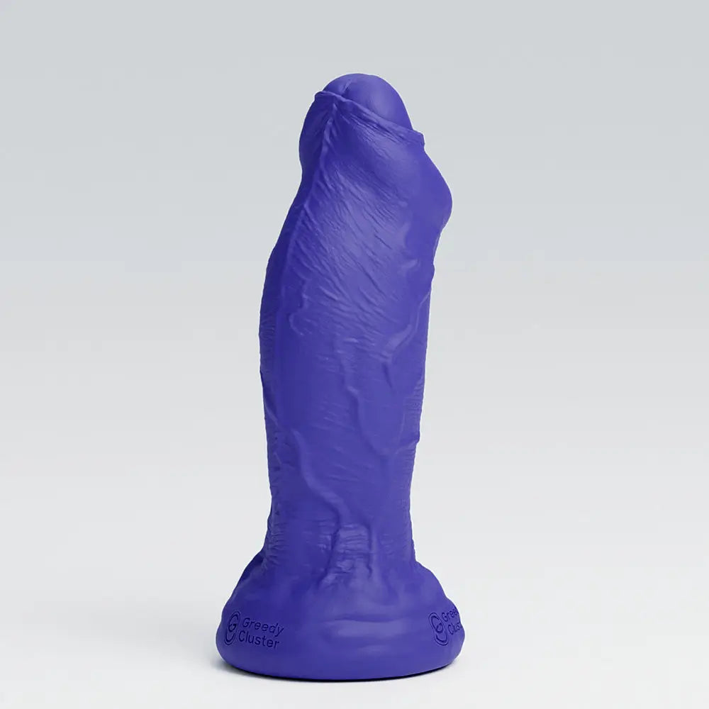 rapper penis dildo,realistic dildo,foreskin-blue color