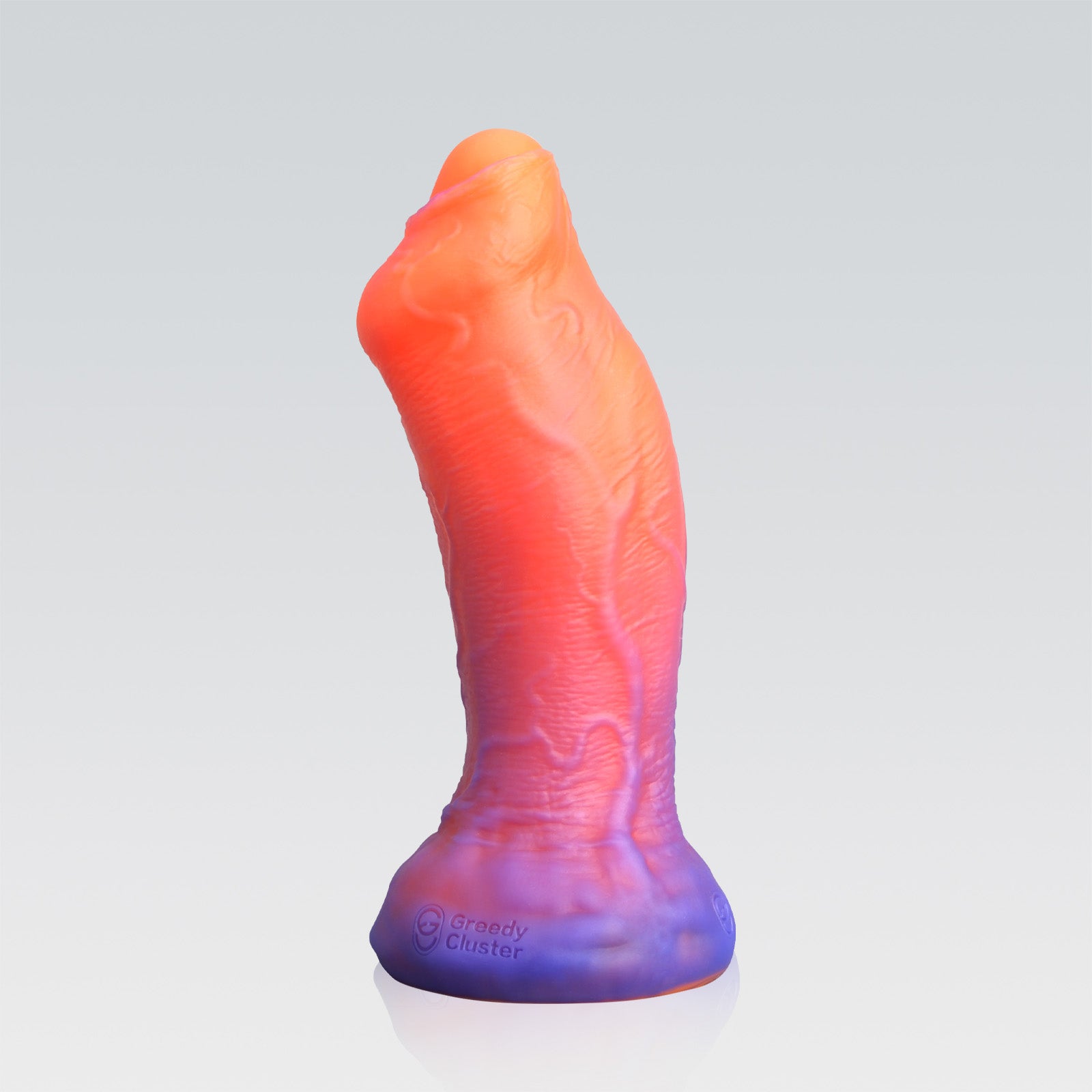 RAPPERDILDO-realisticdildo-mendildo-uncutdildo-orange-over-blue-color