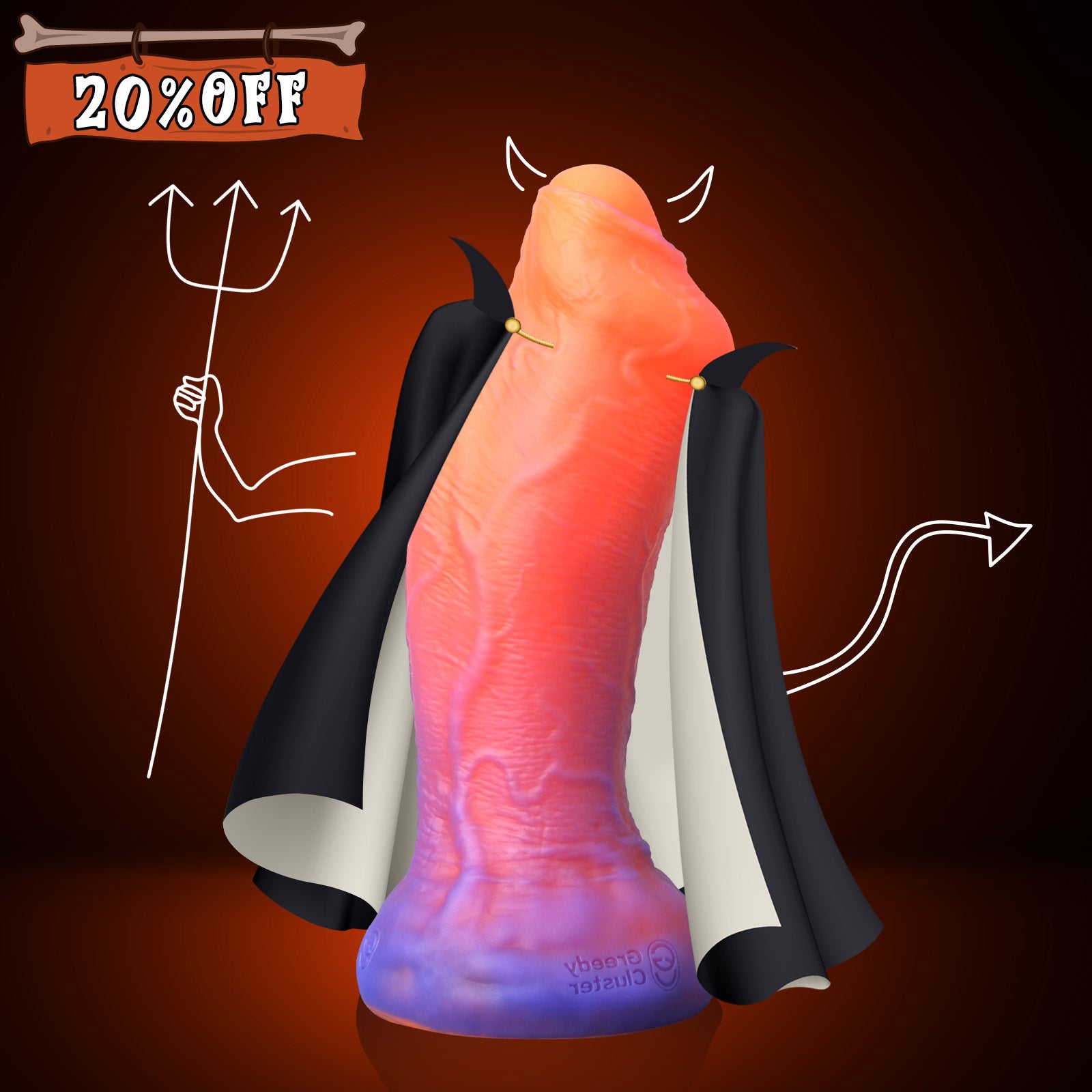 RAPPERDILDO-realisticdildo-mendildo-uncutdildo-orange-over-blue