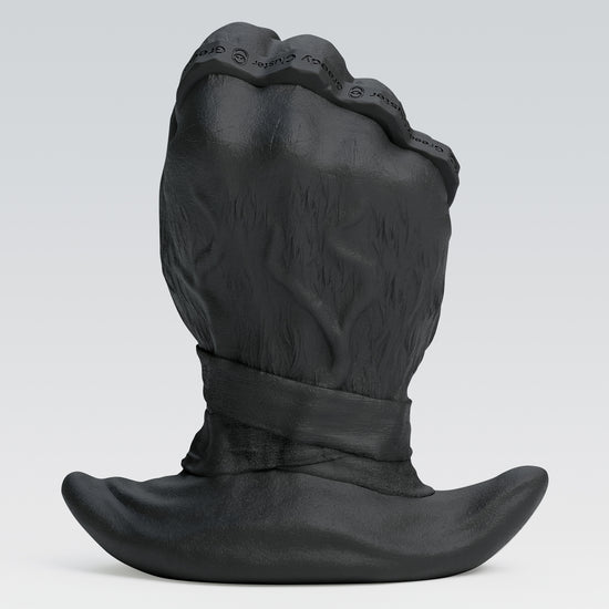 fist dildo,punch sex toys for anal fisting-black color