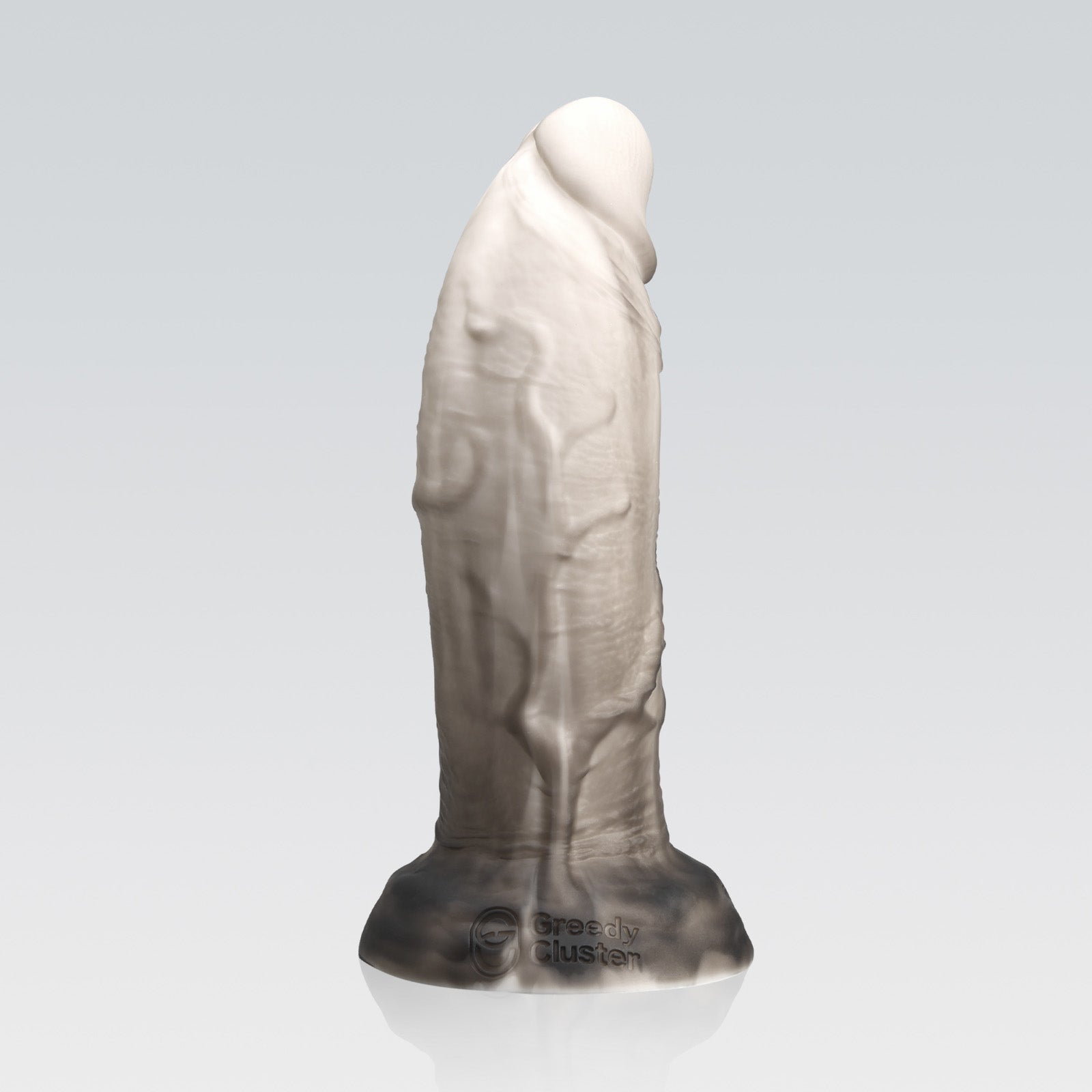 THUGDILDO-realisticdildo-white-over-black-color