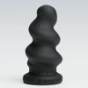 spiral butt plug,anal plug,squat butt plug,training plugs-black color