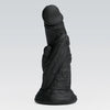 triple penis dildo,fantasy dildo,long and thick dildo-black color