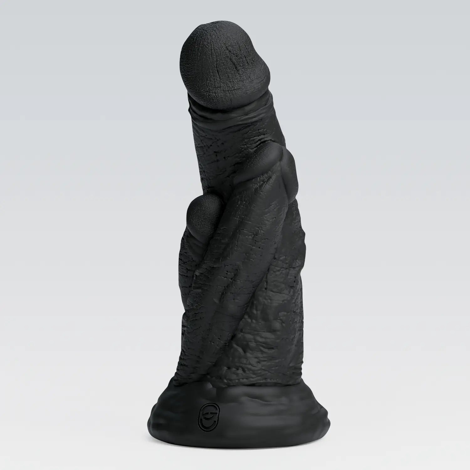 triple penis dildo,fantasy dildo,long and thick dildo-black color