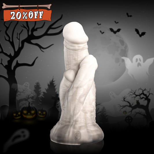 TRIPLEDRAGONDILDO-fantasydildo-longdildo-thickdildo-dragondildo-white-over-black