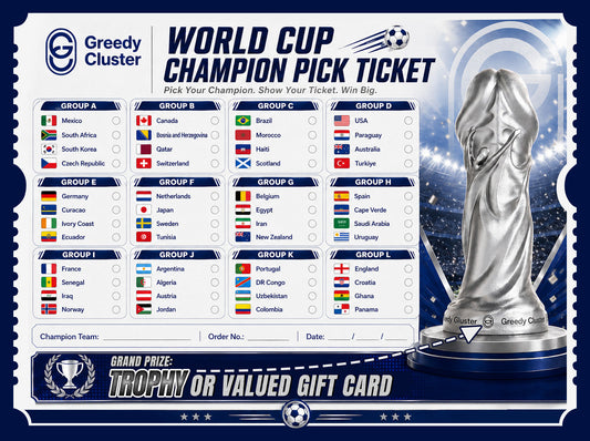 🎁 WORLD CUP CHAMPION TICKET (100% off)