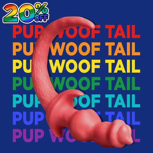 PUP WOOF TAIL PLUG - 3 SIZES