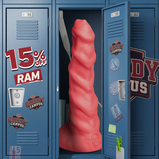 RAM - HUGE ANAL DILDO - 5 SIZES