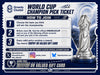WORLD CUP CHAMPION TICKET