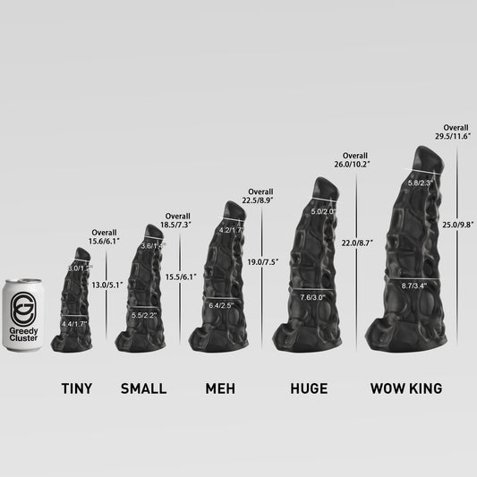WARRIOR - ALIEN FANTASY DILDO - 5 SIZES