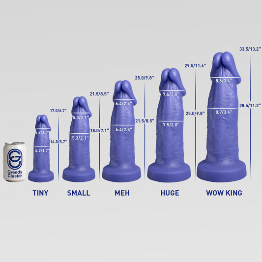 BBG030 REALISTIC DILDO - 4 SIZES