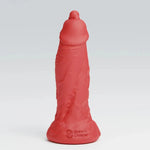 double head evil dragon dildo with pa-ring fantasy dildo red color
