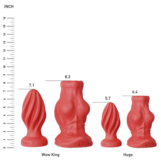 butt plug set,hollow butt plug and anal plug,red color sizeschart