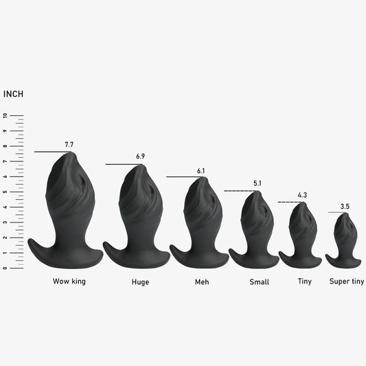 butt plug for beginner,croissant anal plug black color sizeschart
