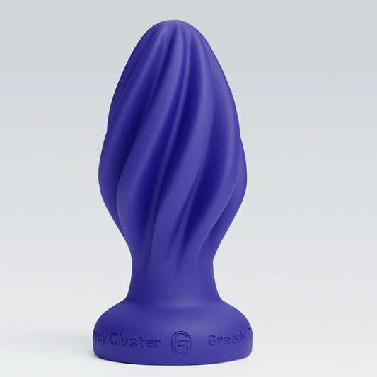 spiral butt plug,anal plug for beginner blue color
