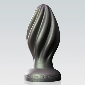 spiral butt plug,anal plug for beginner rust color