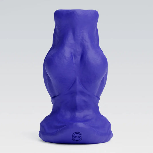 tunnel butt plug,fisting,knot buttplug blue color