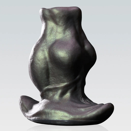 tunnel butt plug,fisting,knot buttplug rust color