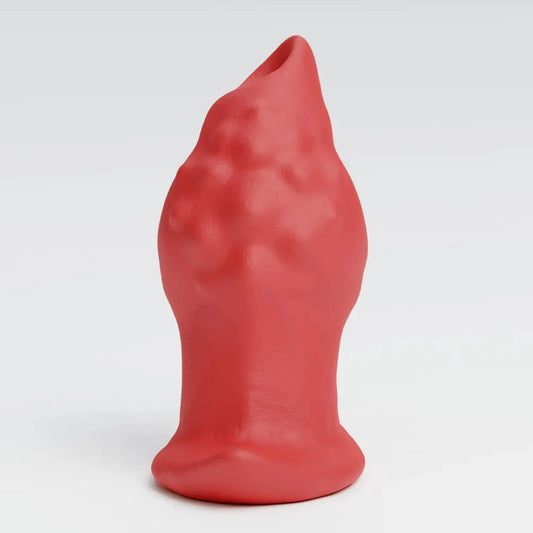 hollow butt plug for beginner to train,anal fisting red color