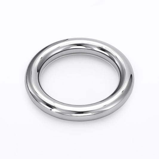 O-RING #5: Steel Phallic Ring with Pendant