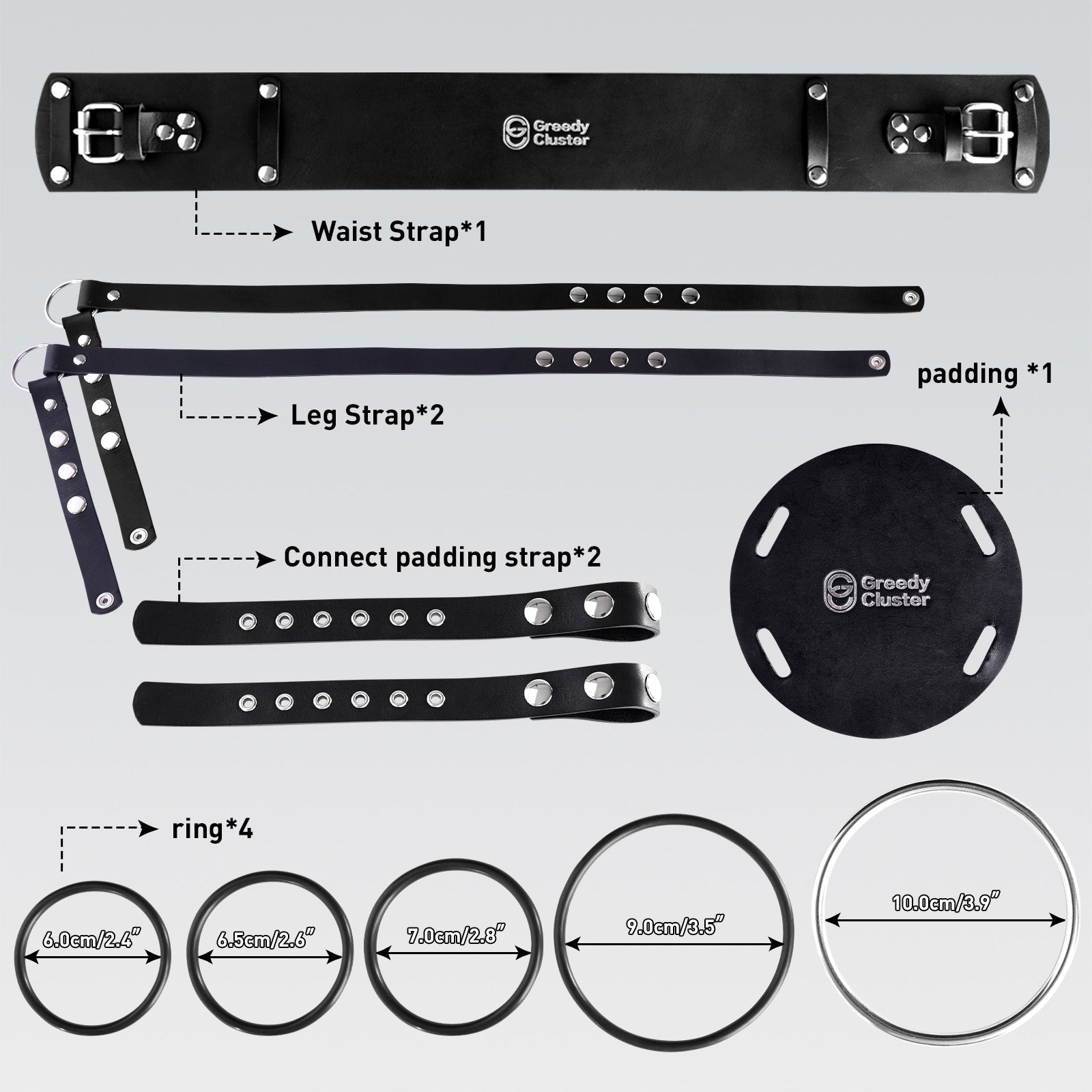 Greedy Cluster Adjustable Strap-On Harness, Anal Sex Toy for Pegging Play