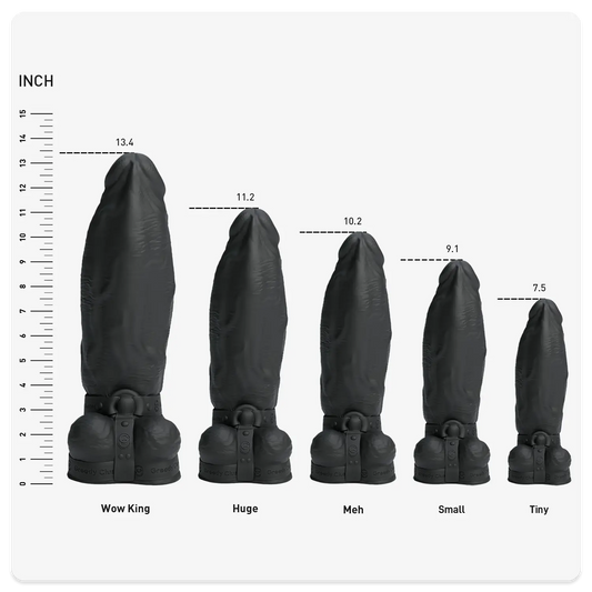 bdsm sex toy,harness dildo,bondage dildo-black color BBC sizeschart