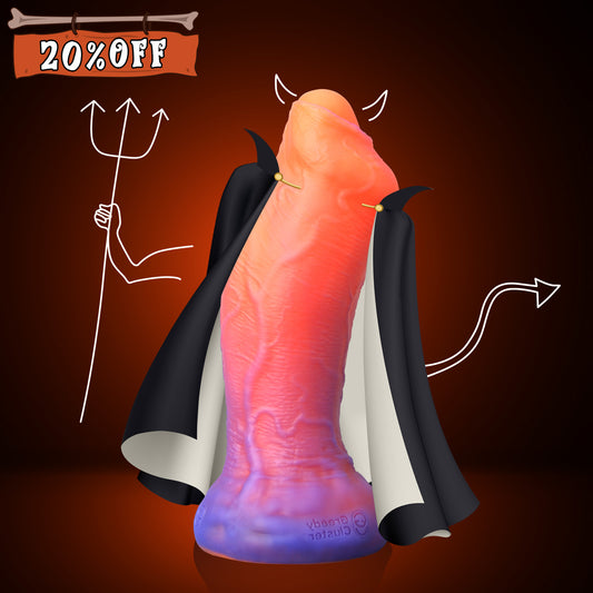 RAPPERDILDO-realisticdildo-mendildo-uncutdildo-orange-over-blue