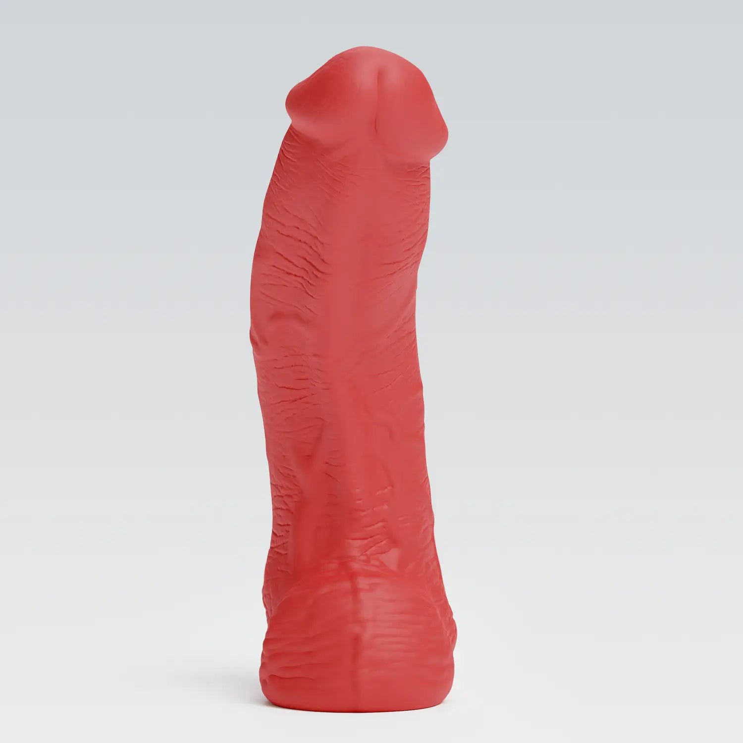realistic dildo,long dildo for depth training-red color