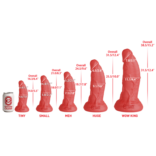 THUG DILDO - 5 SIZES