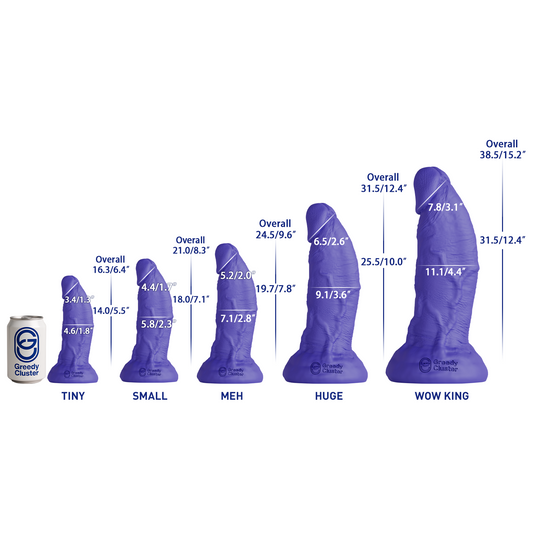 THUG DILDO - 5 SIZES
