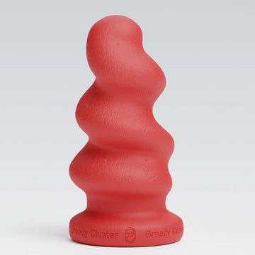 spiral butt plug,anal plug,squat butt plug,training plugs-red color