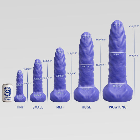 TYRAN - HUGE ANAL DILDO - 5 SIZES
