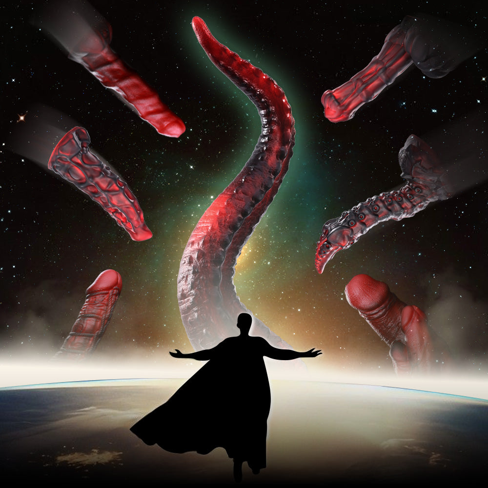 a lot of alien dildos in space chose your love