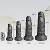 BRUNO - BBG016 REALISTIC DILDO realistic dildo detail image showing lifelike texture, veins, shape, and body-safe silicone finish