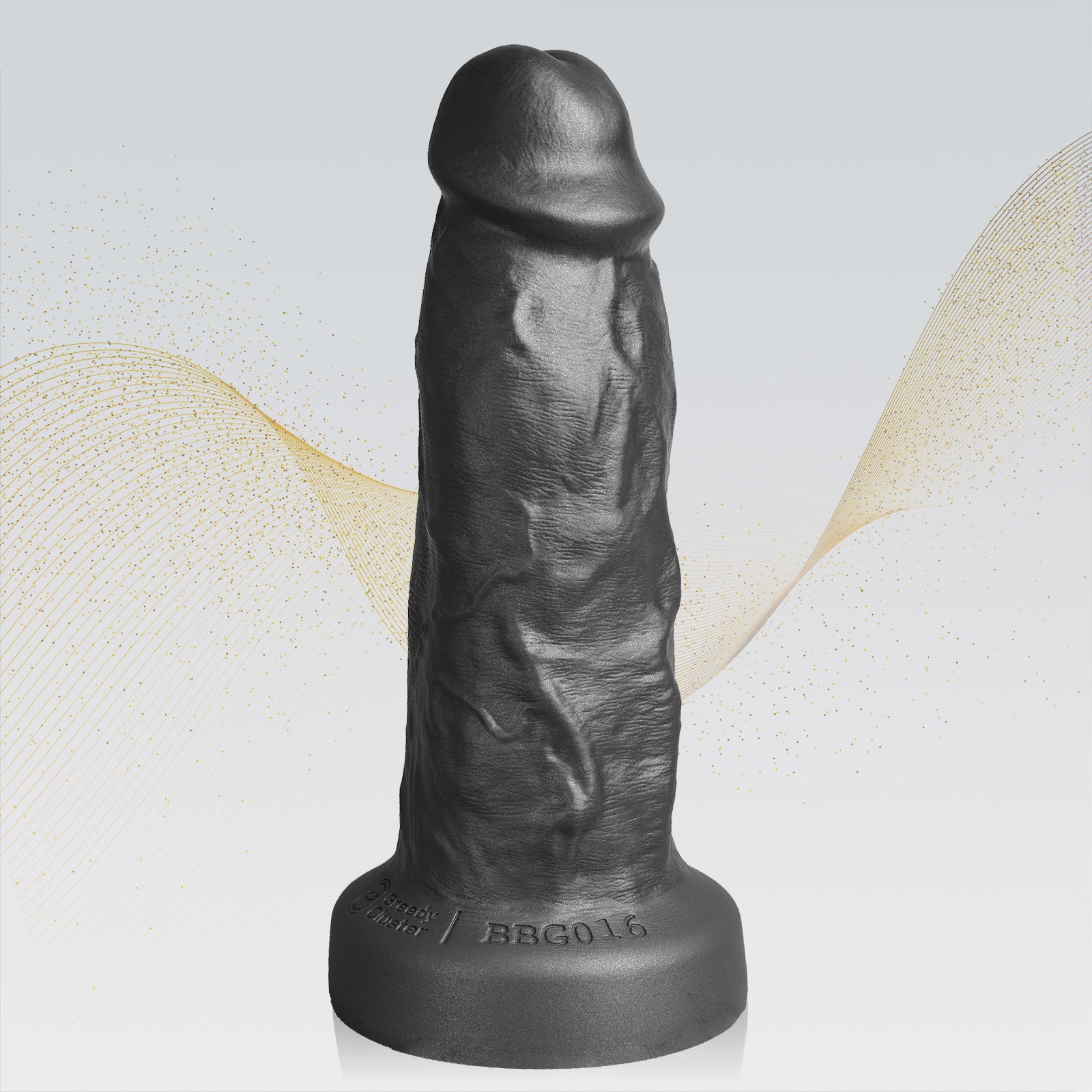 BRUNO - BBG016 REALISTIC DILDO realistic dildo detail image showing lifelike texture, veins, shape, and body-safe silicone finish