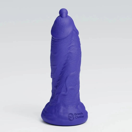 D.P. DILDO double dildo detail image showing fantasy texture, sculpted shape, and body-safe silicone finish