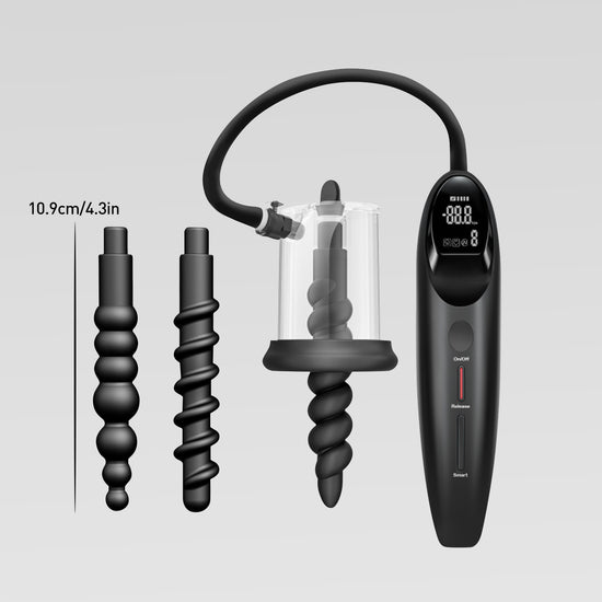 GREEDY SMART ROSE BUD PUMP anal pump detail image showing fantasy texture, sculpted shape, and body-safe silicone finish