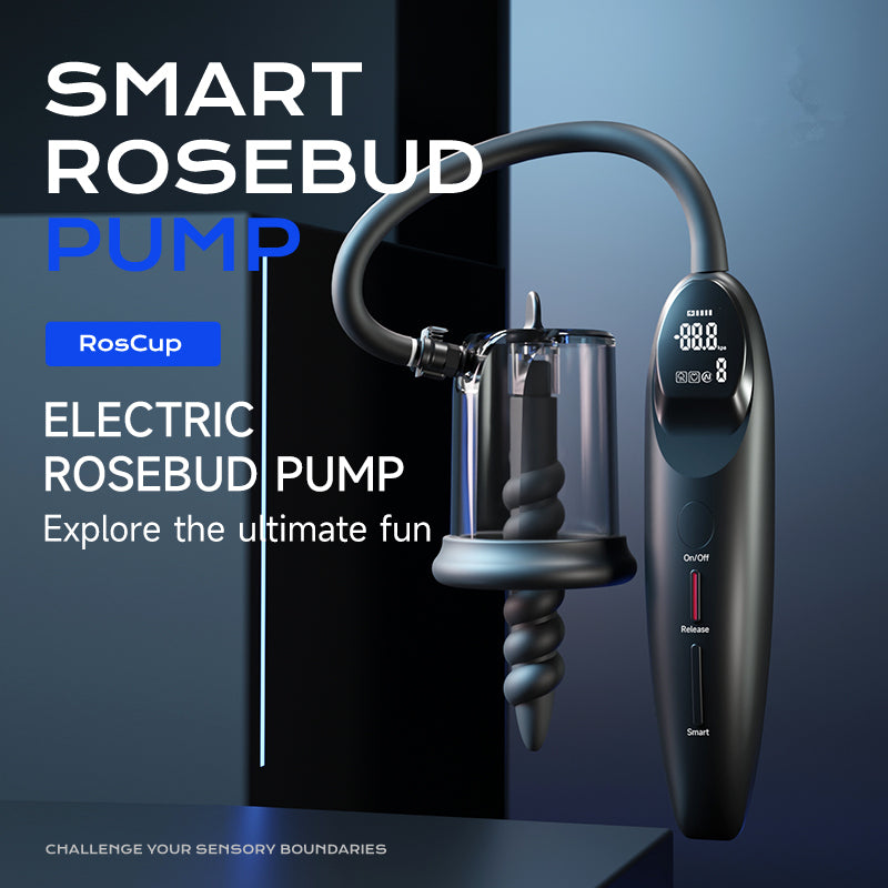 GREEDY SMART ROSE BUD PUMP anal pump detail image showing fantasy texture, sculpted shape, and body-safe silicone finish