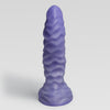 GreedyCluster ABBADON huge fantasy anal dildo in HYPERBLUE silver and blue color
