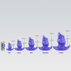 Greedyhole Tunnel Plug Woof - 5 Sizes Detail Image