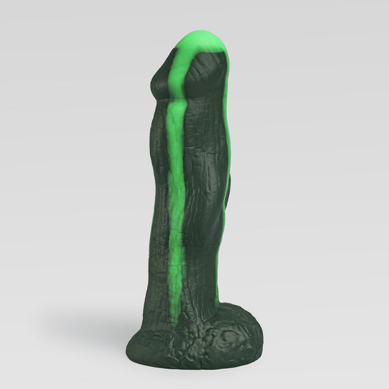 GreedyCluster HADES fantasy monster dildo in AMORTENTIA dark green Halloween 2026 poison color | Pick Your Poison