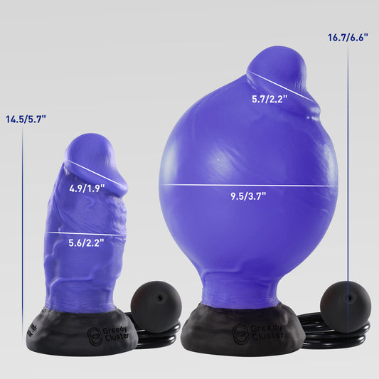 Phat - Inflatable Dildo - One Size Size Chart